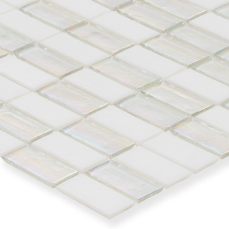Quartz, 1" x 2" Stacked - Glass Tile