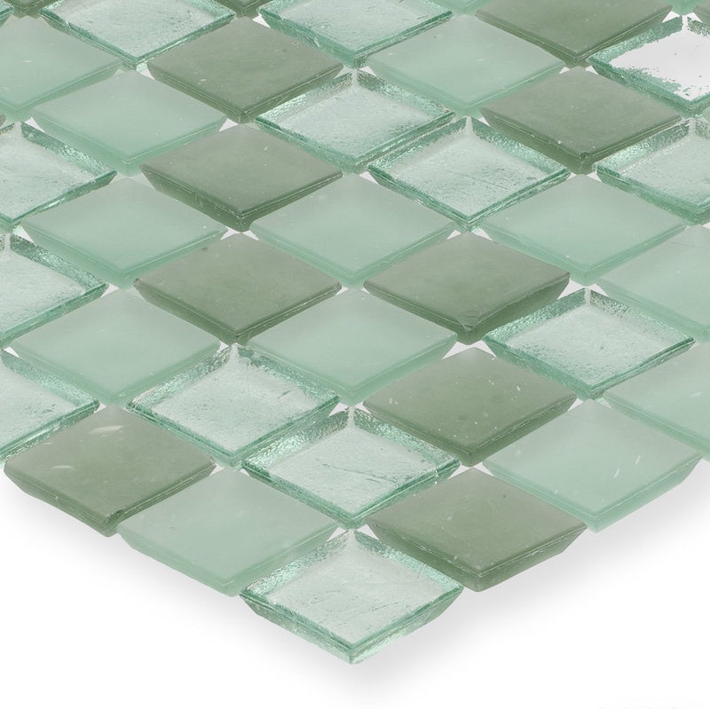 Seafoam, 1" x 1" - Glass Tile