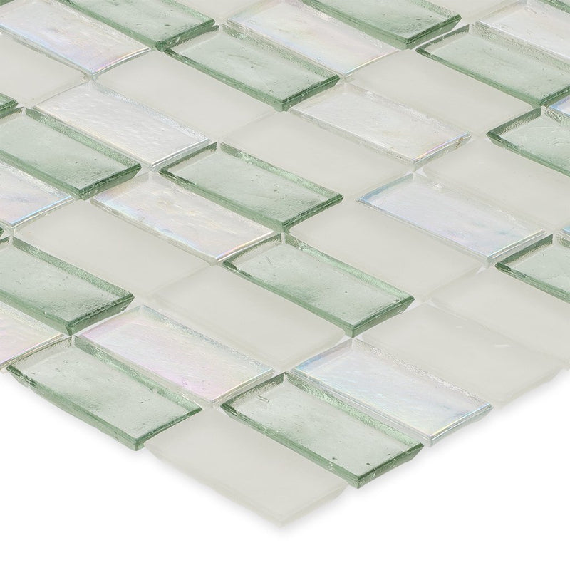 Shell, 1" x 2" Stacked - Glass Tile