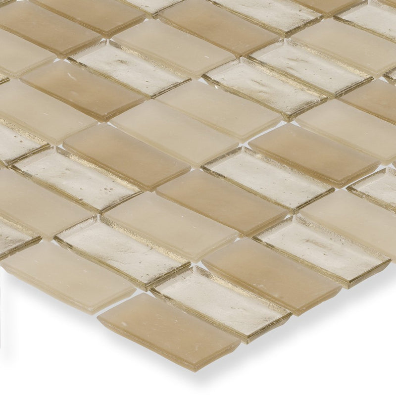 Shore, 1" x 2" Glass Mosaic Tile | E12SHORXXS | American Glass Mosaics