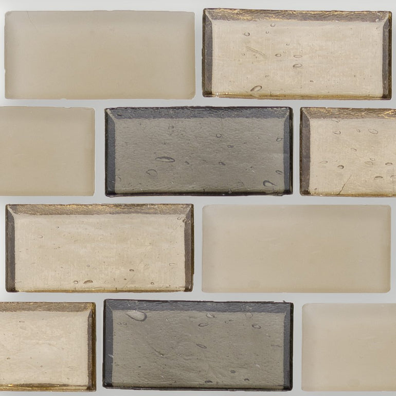 Castle, 1" x 2" Staggered - Glass Tile