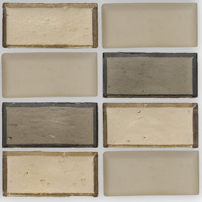 Castle, 1" x 2" Stacked - Glass Tile