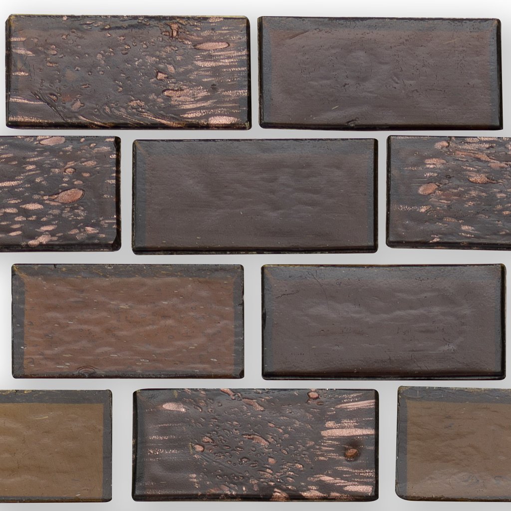 Huron Dock, 1" x 2" Glass Mosaic Tile | American Glass Mosaics