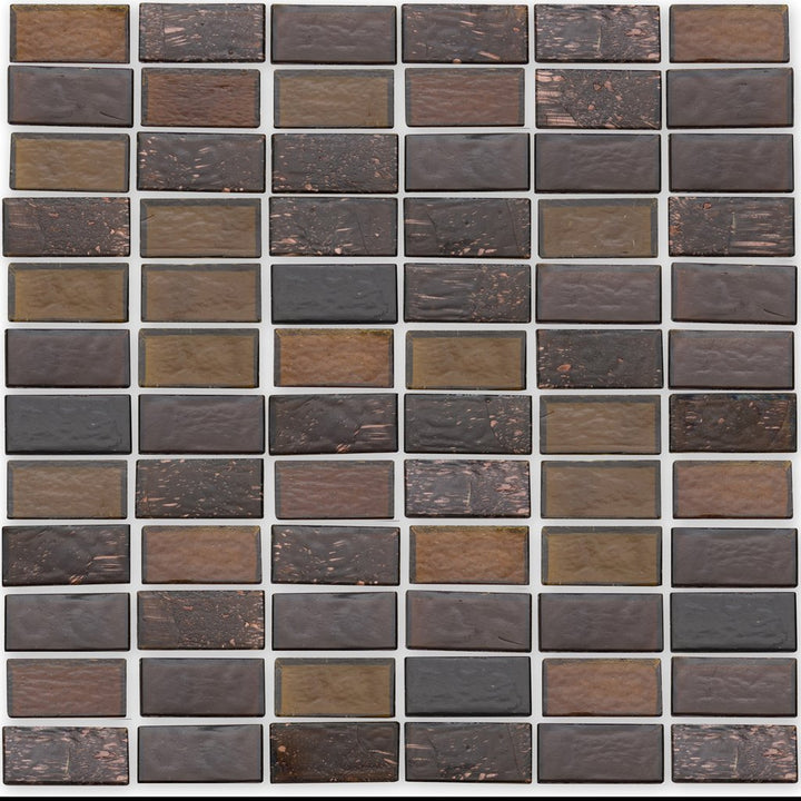 Dock, 1" x 2" Stacked - Glass Tile
