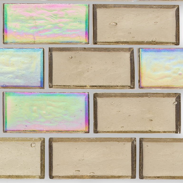 Dune, 1" x 2" Staggered - Glass Tile