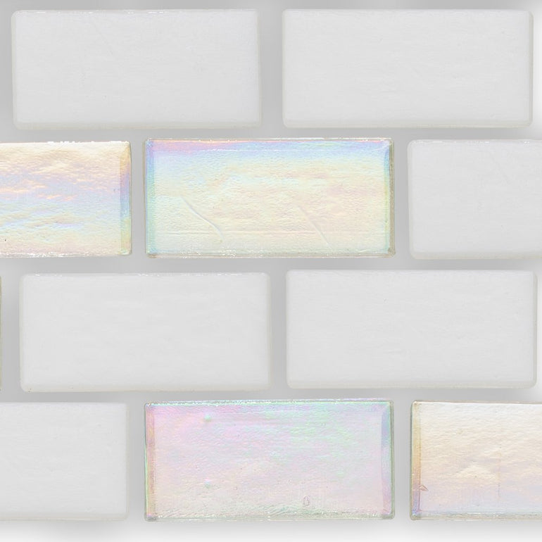 Quartz, 1" x 2" Staggered - Glass Tile