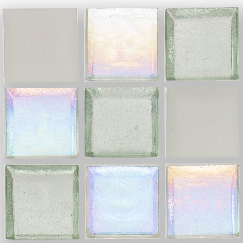 Shell, 1" x 1" - Glass Tile