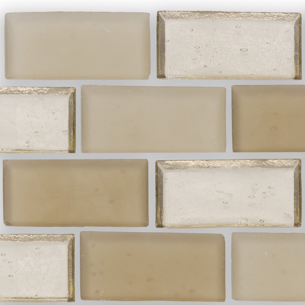 Huron Shore, 1" x 2" Glass Mosaic Tile | American Glass Mosaics