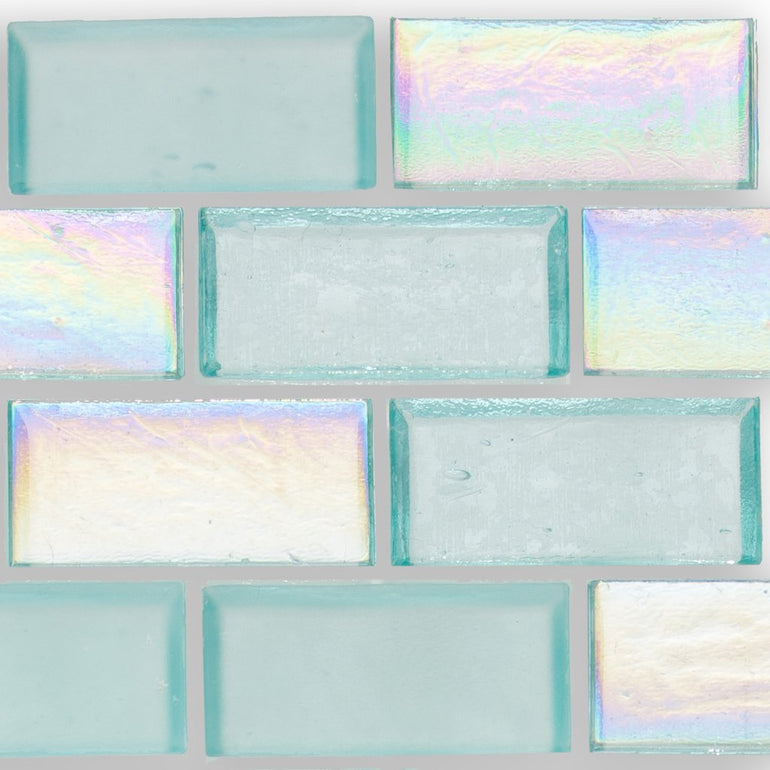 Surf, 1" x 2" Staggered - Glass Tile