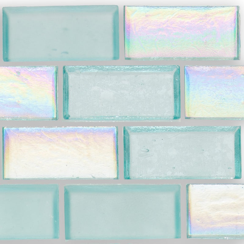 Surf, 1" x 2" Staggered - Glass Tile