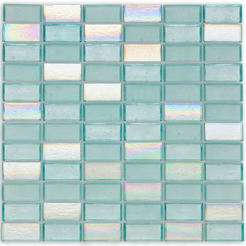 Surf, 1" x 2" Stacked - Glass Tile