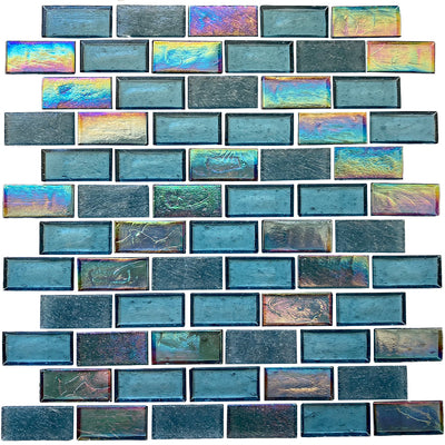 Harbour, 1" x 2" Staggered | Glass Tile | American Glass Mosaics
