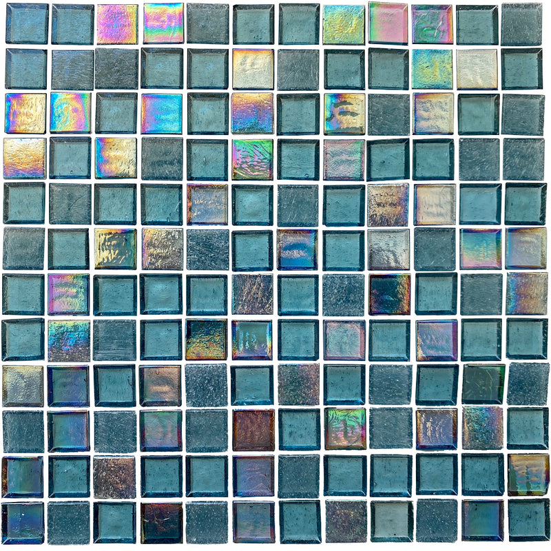 Harbour, 1" x 1" Stacked | Glass Mosaic Tile | American Glass Mosaics