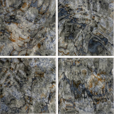 Abalone, 6" x 6" Porcelain Tile | INCA-30 | Fujiwa Pool Tile