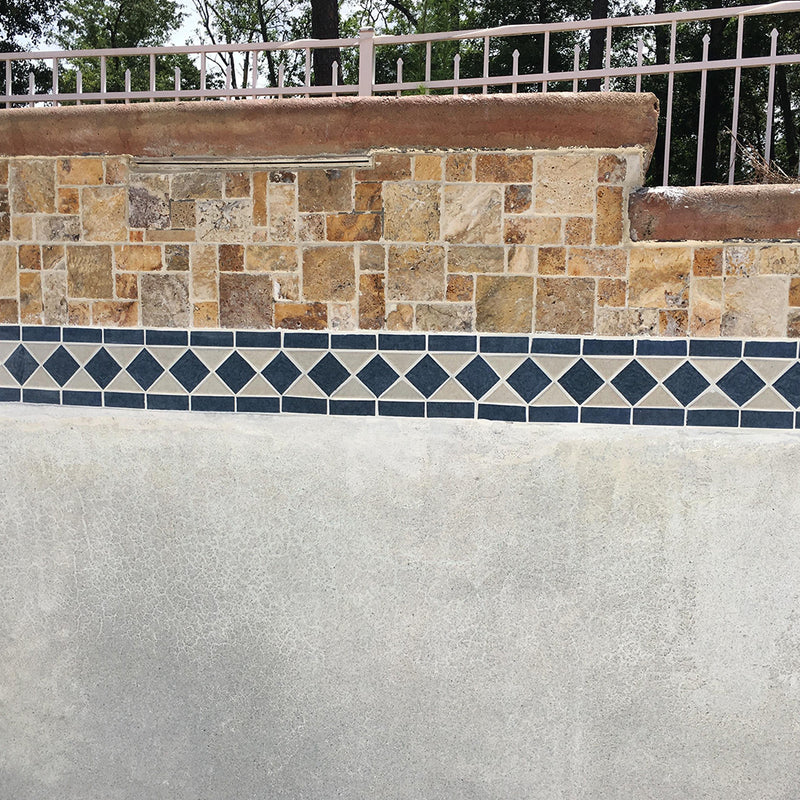 Ocean Sand Waterline Tile | POWPLLS379PT | Porcelain Pool Tile