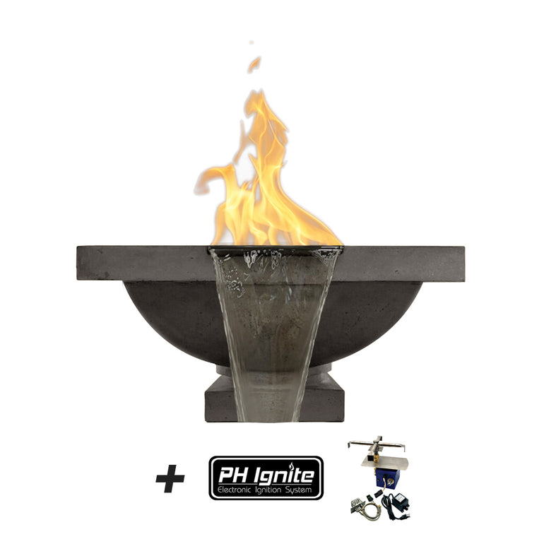 Prism Hardscapes Ibiza Fire/Water Bowl Gas Fire Feature