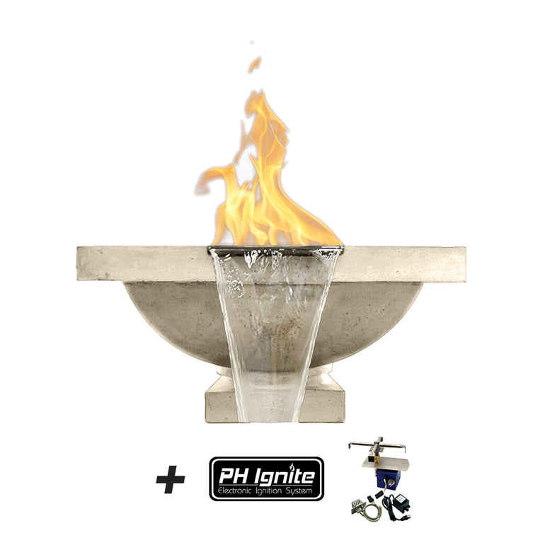 Prism Hardscapes Ibiza Fire/Water Bowl Gas Fire Feature