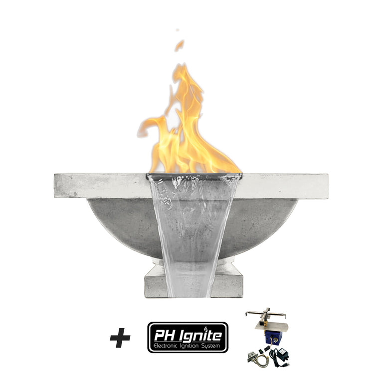 Prism Hardscapes Ibiza Fire/Water Bowl Gas Fire Feature