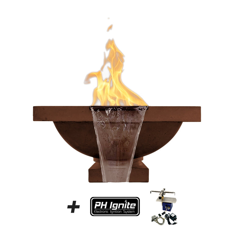 Prism Hardscapes Ibiza Fire/Water Bowl Gas Fire Feature
