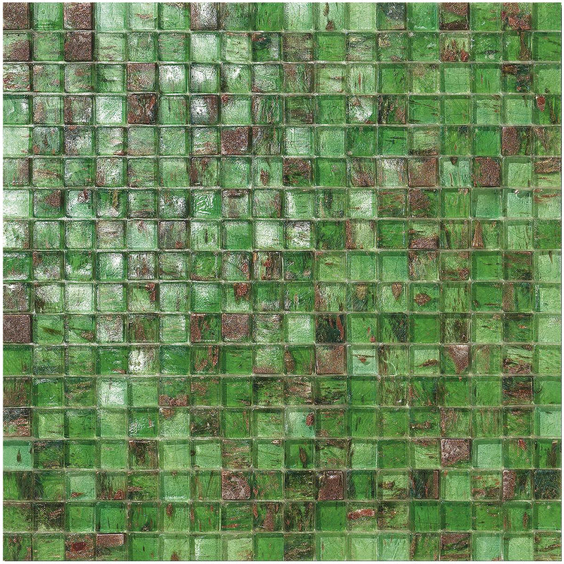 Irlanda, 5/8" x 5/8" Glass Tile | Mosaic Pool Tile by SICIS