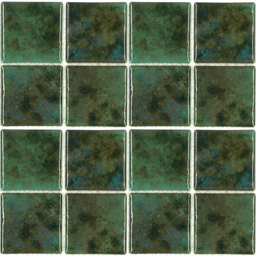 JOYA-301 - Fujiwa Verde, 3" x 3" - Porcelain Pool Tile