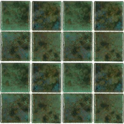 JOYA-301 - Fujiwa Verde, 3" x 3" - Porcelain Pool Tile