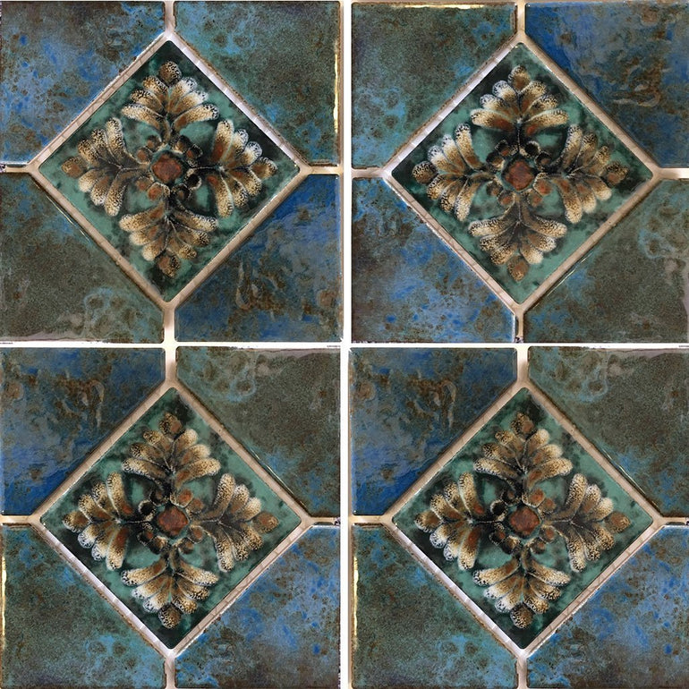 JOYA-502 - Fujiwa Albi, 6" x 6" Deco - Porcelain Pool Tile