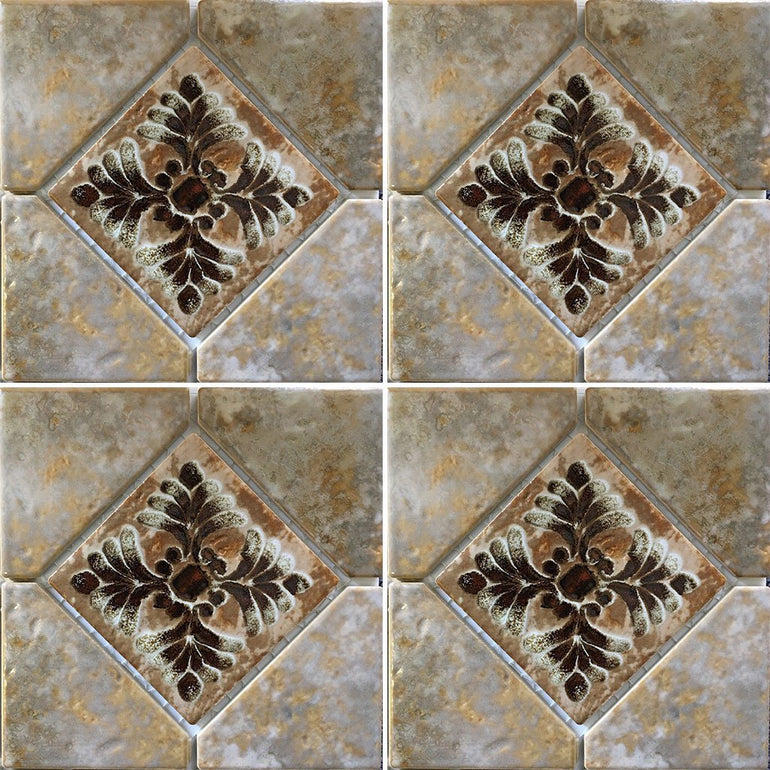 JOYA-503 - Fujiwa Gold, 6" x 6" Deco - Porcelain Pool Tile