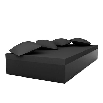 JUT SINGLE DAYBED WITH 4 PILLOWS,  ANTHRACITE, 44421-ANTHRACITE, VONDOM Luxury Outdoor Furniture