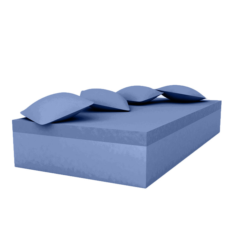 JUT SINGLE DAYBED WITH 4 PILLOWS, NOTTE BLUE, 44421-NOTTE BLUE, VONDOM Luxury Outdoor Furniture