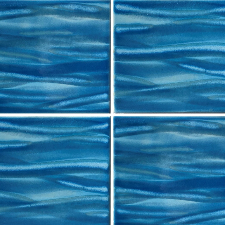 Summer Blue, 6" x 6" - Porcelain Pool Tile