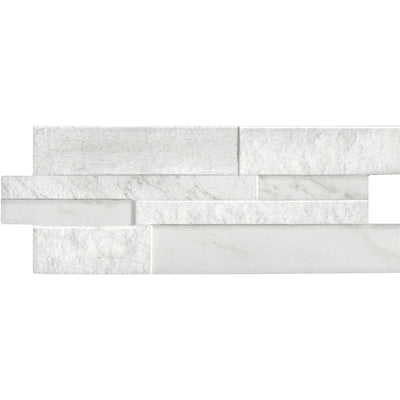 White Ledgerstone Tile | KRAMARMWHITE615 | Porcelain Pool Tile