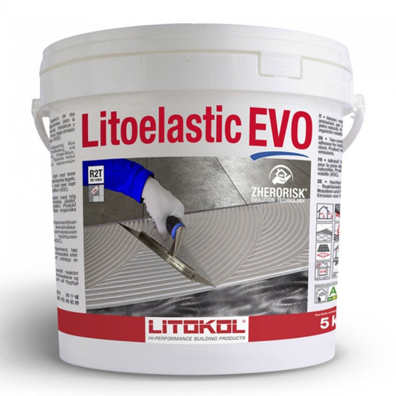 Litoelastic EVO, Epoxy Tile Adhesive by Litokol