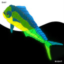 Bull Mahi, Left - Glow in the Dark Pool Mosaic