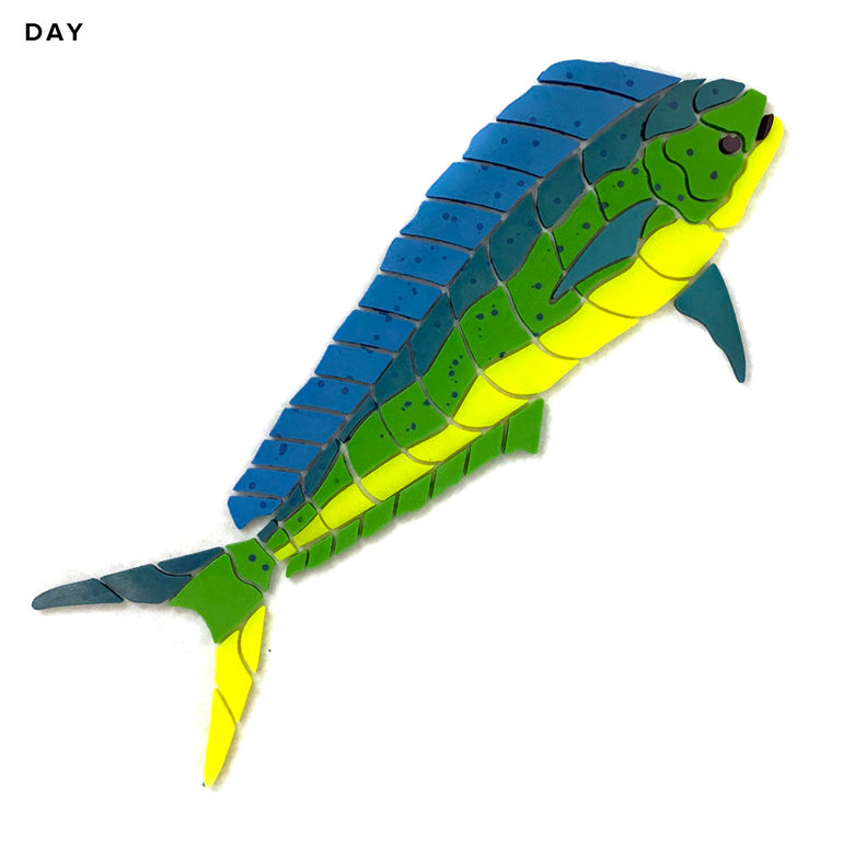 Cow Mahi, Left Pool Mosaic | Glow in the Dark Pool Mosaic Tile
