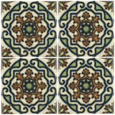 Maioliche 11, 6" x 6" Porcelain Tile | CVLMAIOLICHE11 | Aquatica