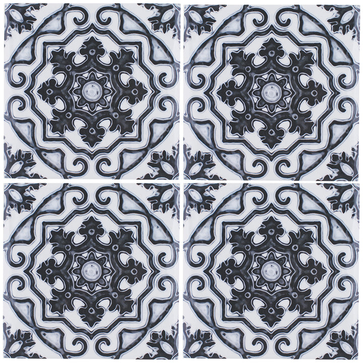 Maioliche 12, 6" x 6" Porcelain Pool Tile | CVLMAIOLICHE12 | Aquatica