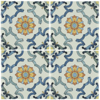 Maioliche 3, 6" x 6" Porcelain Pool Tile | CVLMAIOLICHE3 | Aquatica