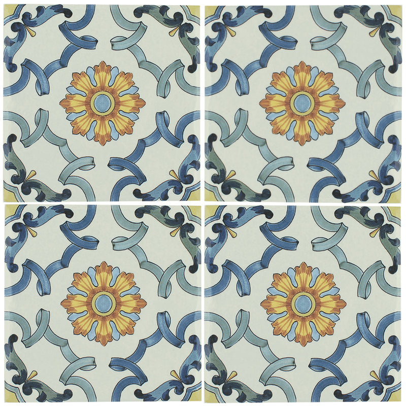 Maioliche 3, 6" x 6" Porcelain Tile | CVLMAIOLICHE3 | Aquatica