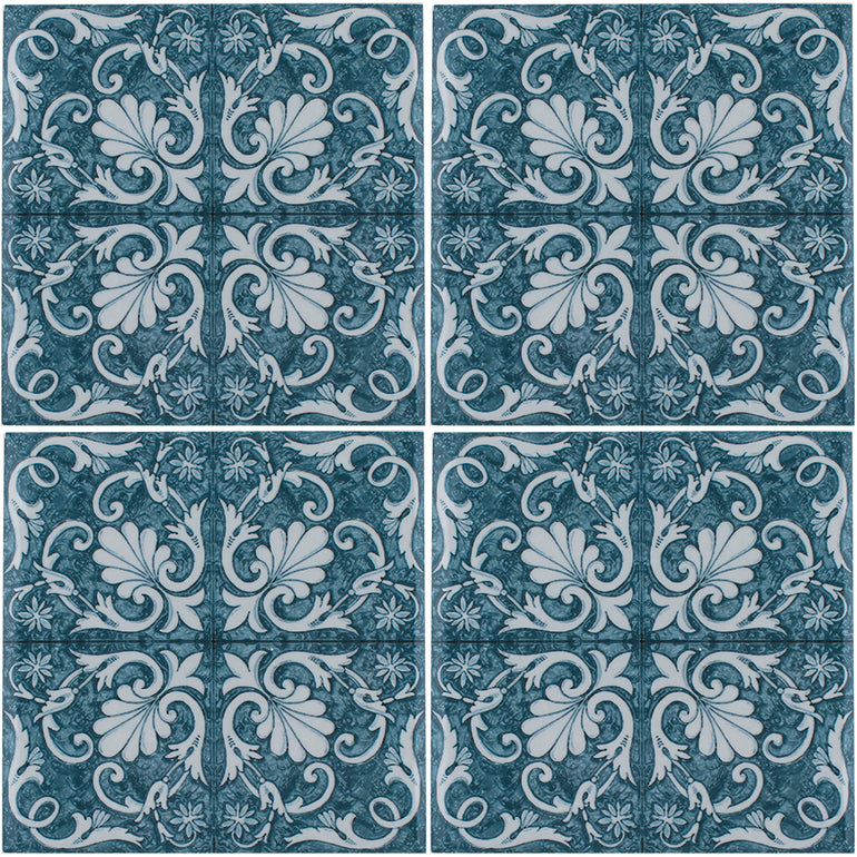 Maioliche 5, 6" x 6" Porcelain Tile | CVLMAIOLICHE5 | Aquatica