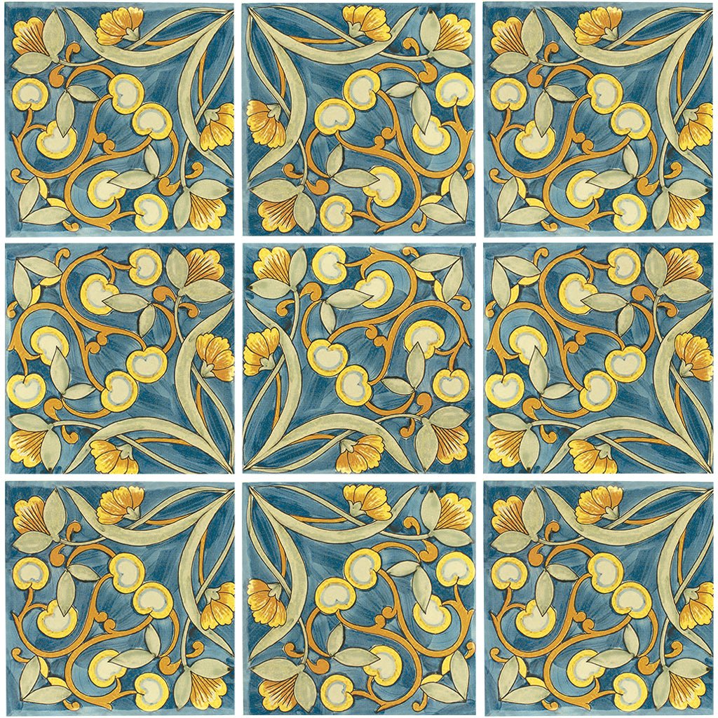 Maioliche 1, 6" x 6" Porcelain Pool Tile | CVLMAIOLICHE1 | Aquatica