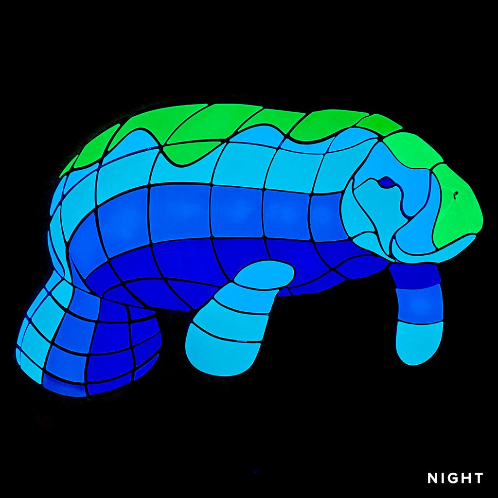 Manatee Calf 2 | MAC2 | Glow in the Dark Pool Mosaics