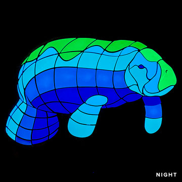 Manatee Calf 2 | MAC2 | Glow in the Dark Pool Mosaics
