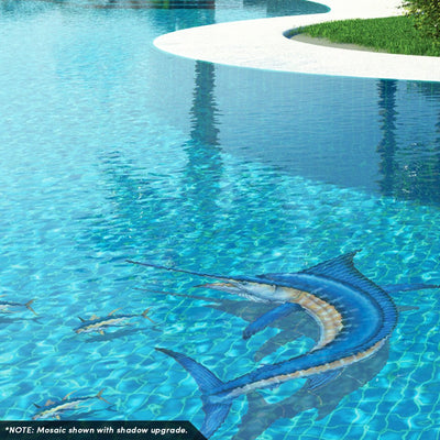 Marlin, Porc | PORC-MA44-68 | Pool Mosaic by Custom Mosaics