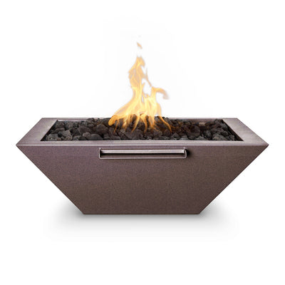 Maya 30" Square Fire and Water Bowl, Powder Coated Metal | The Outdoor Plus - Java