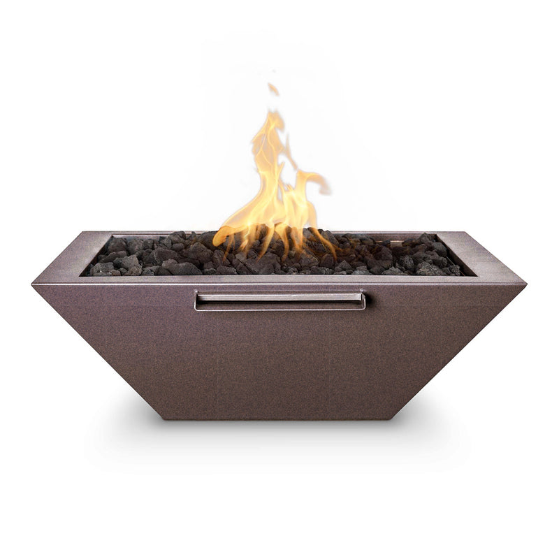 Maya 24" Fire and Water Bowl, Powder Coated Metal | The Outdoor Plus - Java
