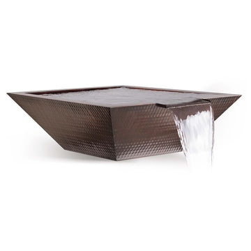 Maya Hammered Copper Water Bowl Feature | The Outdoor Plus