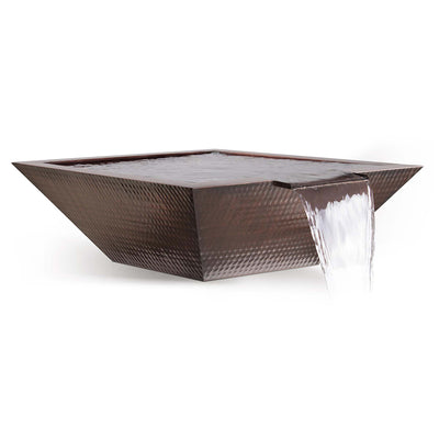 Maya Hammered Copper Water Bowl Feature | The Outdoor Plus