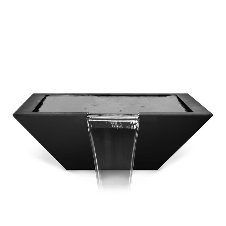 Maya Square Metal Water Bowl Feature | The Outdoor Plus