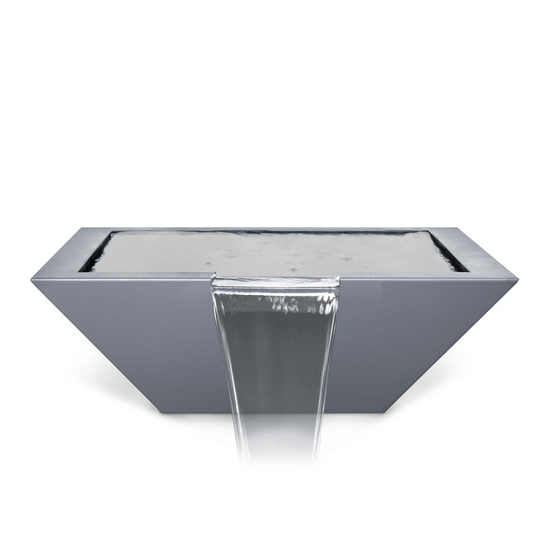 Maya Square Metal Water Bowl Feature | The Outdoor Plus